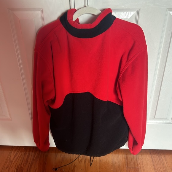 Marlboro Men’s Red & Black Fleece Zip Up Sweater S - Picture 2 of 9